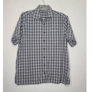 5.11 Tactical gray plaid short sleeve shirt - medium